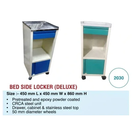 Daksh Bedside Locker-Deluxe SS Top - 2030