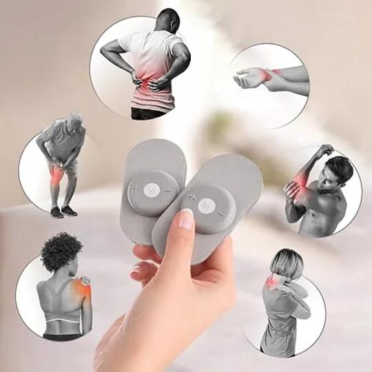 Mini Pulse Wireless TENS & EMS for Pain Relief, Wearable Rechargeable Portable Physiotherapy Massage