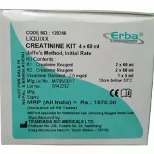 ERBA Creatinine Biochemistry Reagent (4x60 ml)