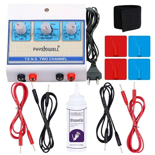 Mini Tens 2 Channel Tens Machine for Physiotherapy Nerve Stimulator Physiotherapy Electrotherapy for