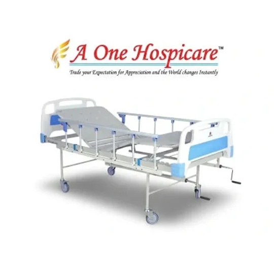 A One Hospicare Fowler Bed Abs Panels Collapsible Raillings Imp Wheels
