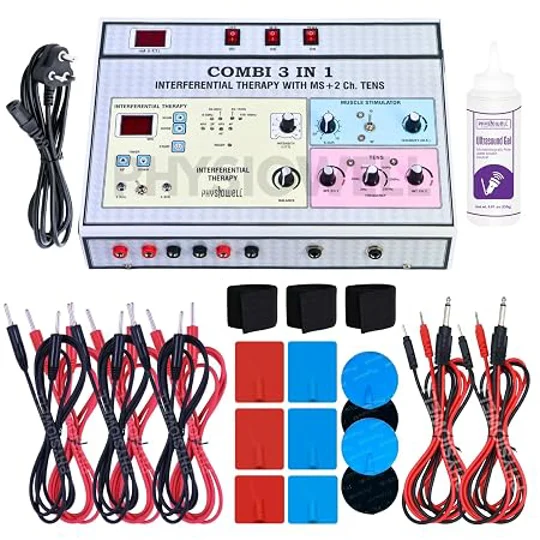 IFT MS Tens (Manual) Physiotherapy Machine Electrotherapy Combo for All Pain Relief Device Physiothe
