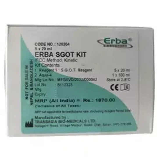 ERBA SGOT Biochemistry Reagent (5*20 ml)