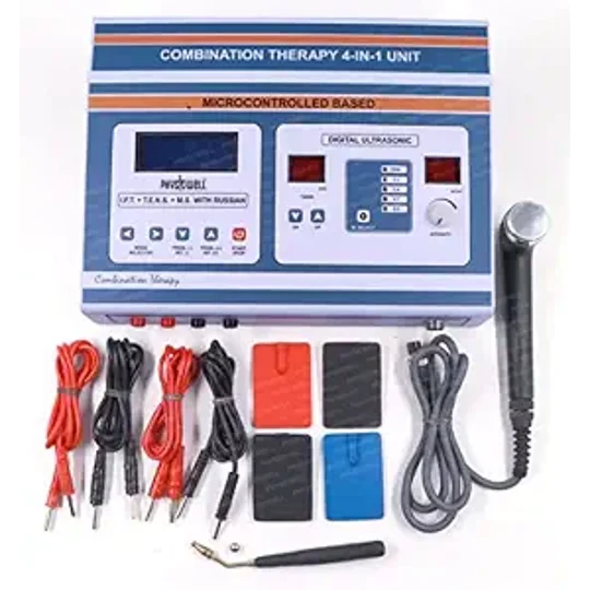 Physiotherapy Machine Electrotherapy Combo For All Pain Relief Device Physiotherapy Equipment 4 In 1