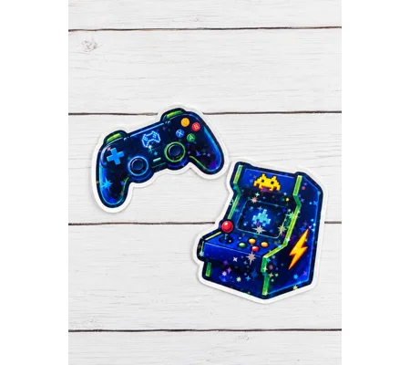 Individual Gaming Holographic Sticker