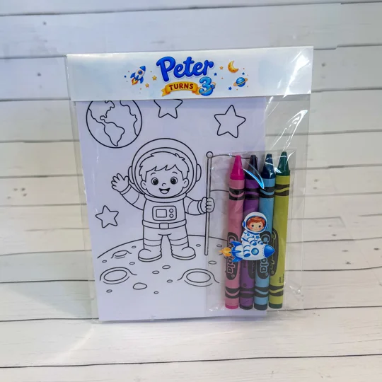 Astronaut Coloring pages & Stickers