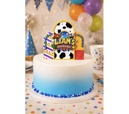 Space Cowboy Cake topper