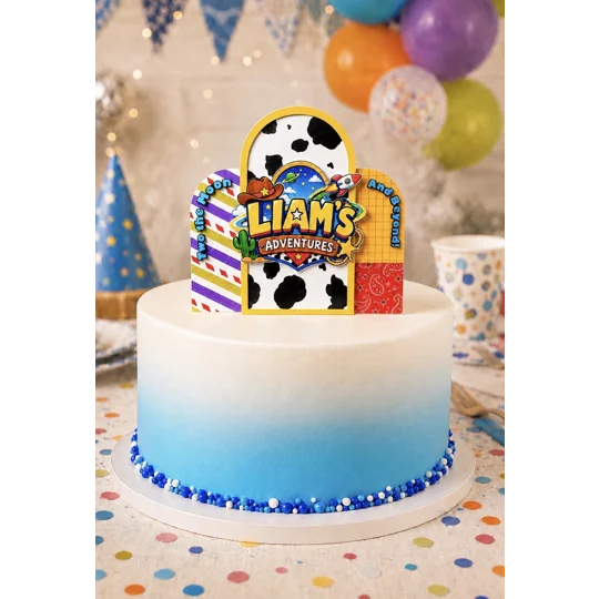 Space Cowboy Cake topper