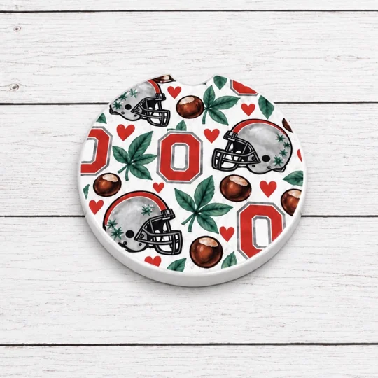 Ceramic Car Coaster Set | Set of 2