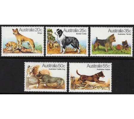 Australia 1980 Dogs (5) MUH