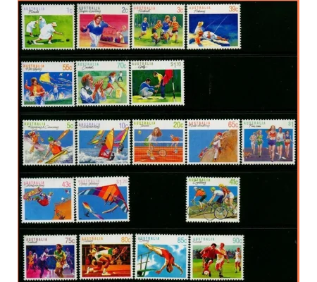 Australia 1989-91 Sports set (20) MUH