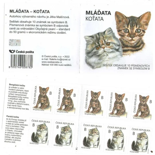 Czech 2022 Kittens Booklet MUH