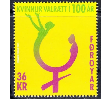 Faroe 2015 Womens Suffrage MUH