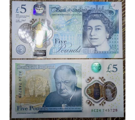 GB Bank of England 5 pound Bank