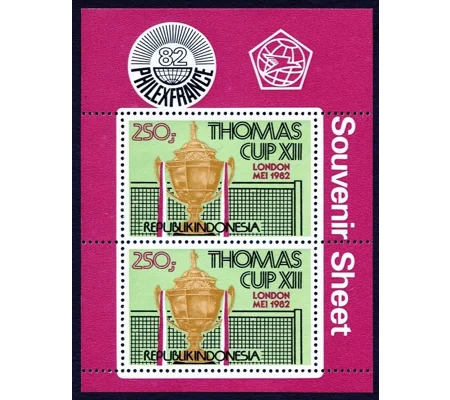 Indonesia 1982 Thomas Cup MS MUH