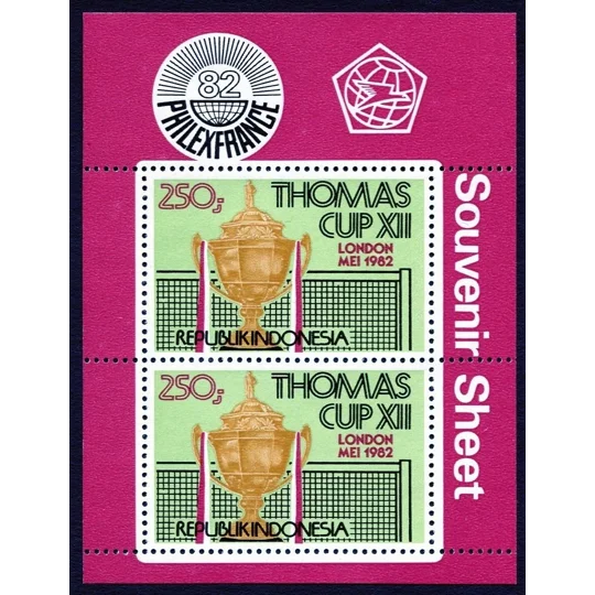 Indonesia 1982 Thomas Cup MS MUH