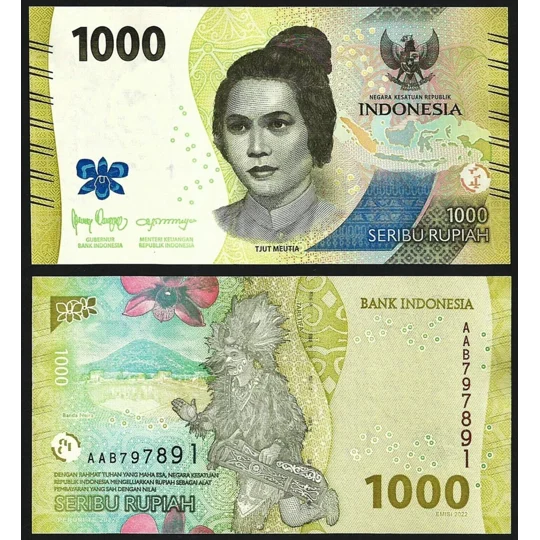 Indonesia 2024 1,000 Rp Banknote