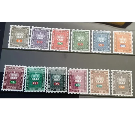 Liechtenstein 1968 Official set MUH