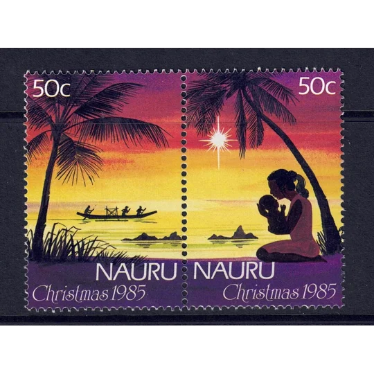 Nauru 1985 Christmas (2) MUH