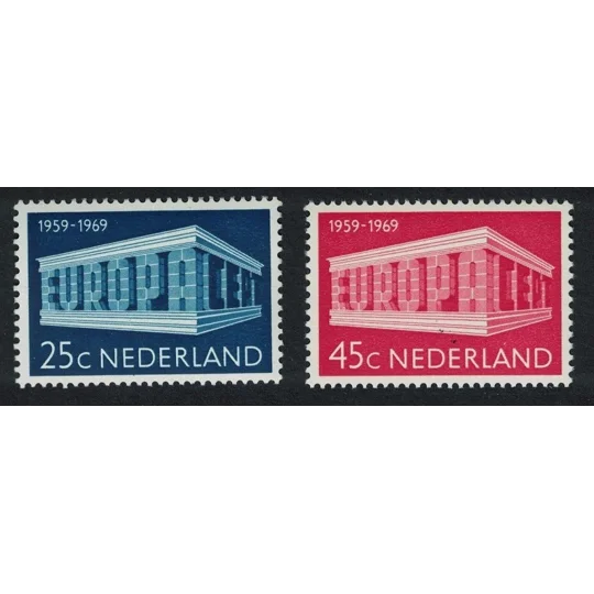 Netherlands 1969 Europa (2) MUH