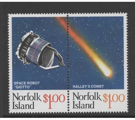 Norfolk Island 1986 Halleys Comet MUH