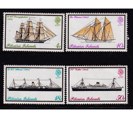 Pitcairn 1975 Mail Boats (4) MUH