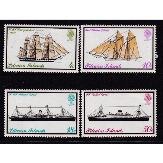 Pitcairn 1975 Mail Boats (4) MUH