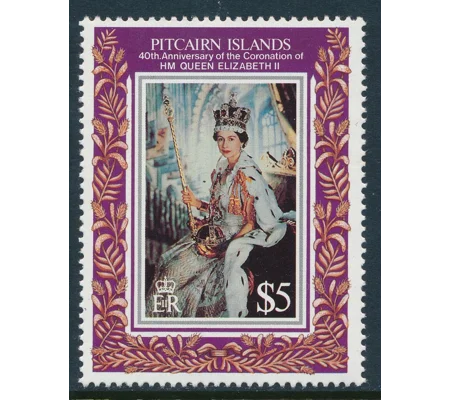 Pitcairn 1993 Coronation 40th year MUH