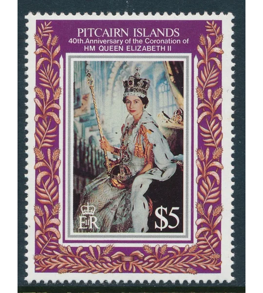 Pitcairn 1993 Coronation 40th year MUH