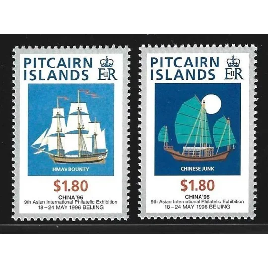 Pitcairn 1996 China 96 (2) MUH