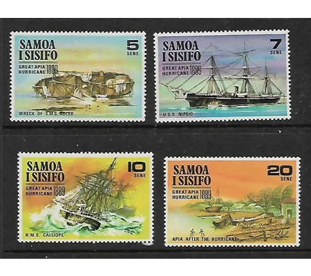 Samoa 1970 Hurricane Shipwrecks (4) MUH