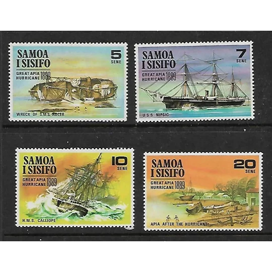 Samoa 1970 Hurricane Shipwrecks (4) MUH
