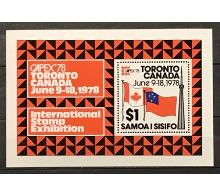 Samoa 1978 Capex MS MUH