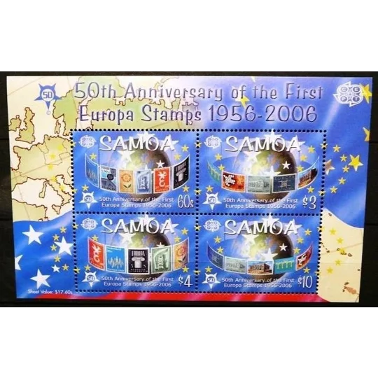 Samoa 2006 Europa 50 yr MS MUH