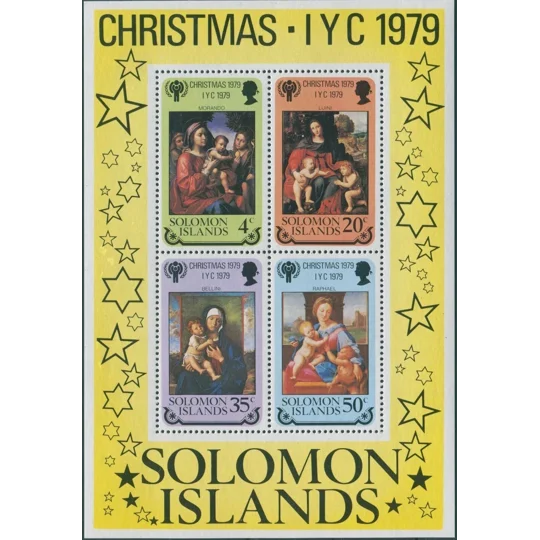 Solomon Islands 1979 Christmas IYC MS MUH