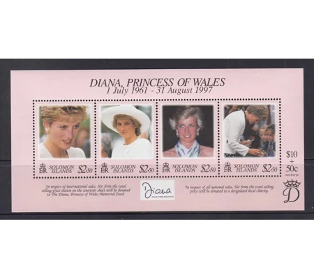 Solomon Islands 1997 Diana MS MUH