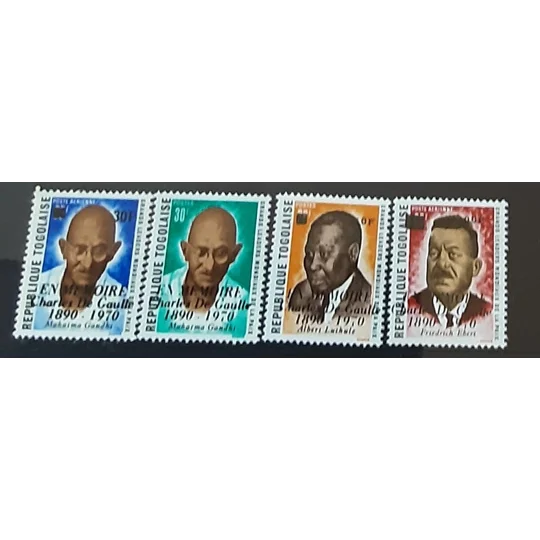 Togo 1970 DeGaulle Death (4) MUH
