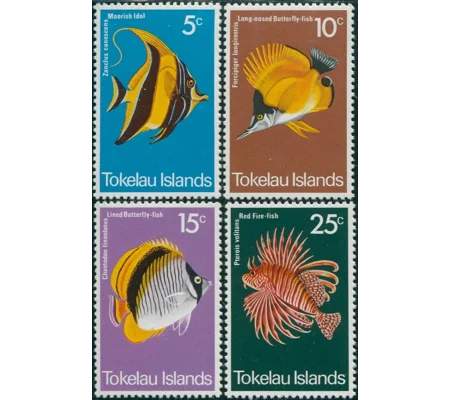 Tokelau 1975 Fish (4) MUH
