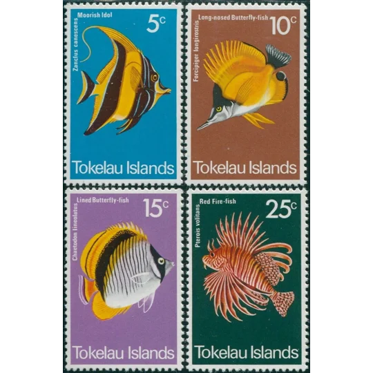 Tokelau 1975 Fish (4) MUH