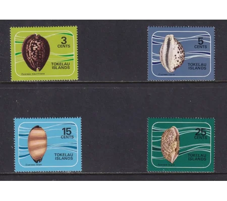 Tokelau 1975 Shells (4) MUH