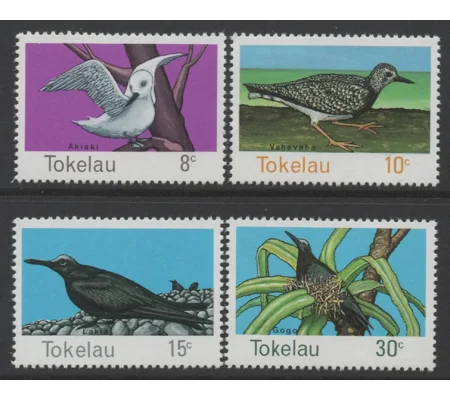 Tokelau 1977 Birds (4) MUH