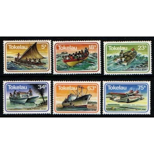 Tokelau 1983 Transport set (6) MUH