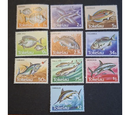 Tokelau 1984 Fish (10) MUH