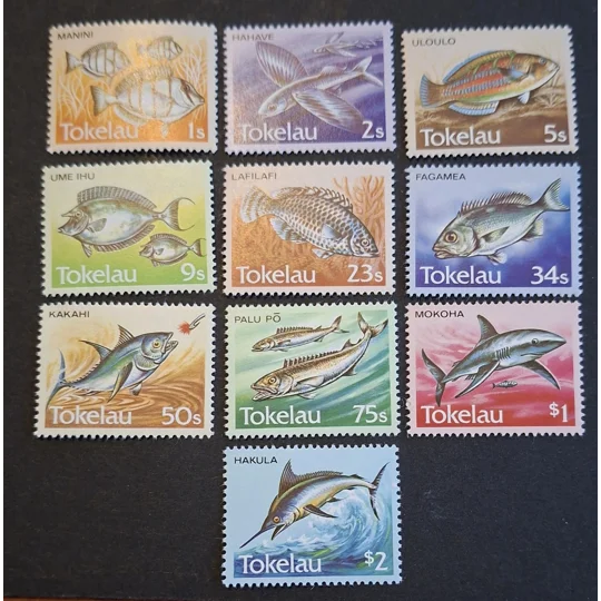 Tokelau 1984 Fish (10) MUH