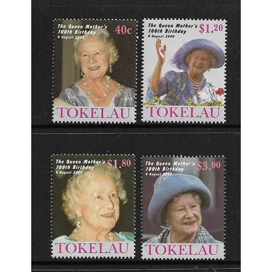 Tokelau 2000 Queens Mother 100th (4) MUH