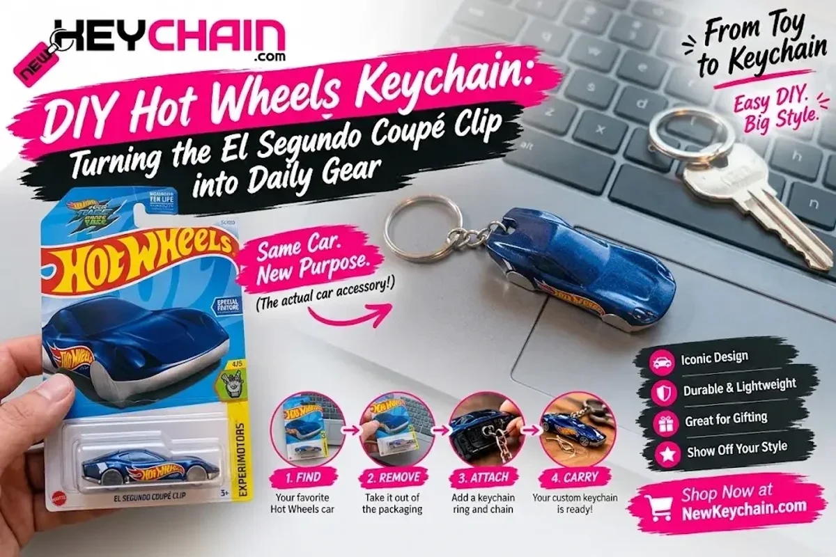 DIY Hot Wheels Keychain: Turning the El Segundo Coupé Clip into Daily Gear