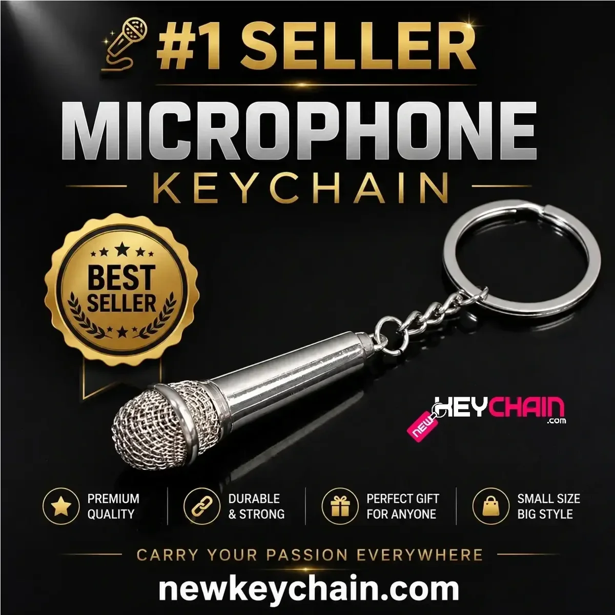 Why Our Microphone Keychain is the Ultimate Must-Have Accessory