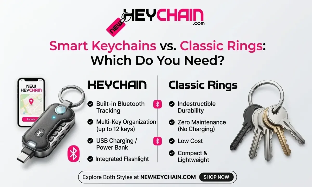 Smart Keychains vs. Classic Rings: Which Do You Need?
