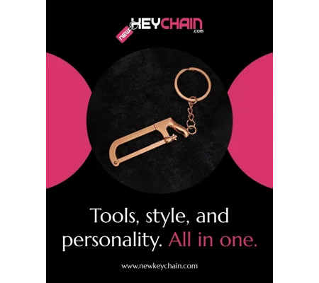 Hacksaw Keychain