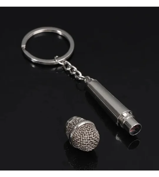 Microphone Keychain
